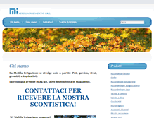 Tablet Screenshot of melillairrigazione.com